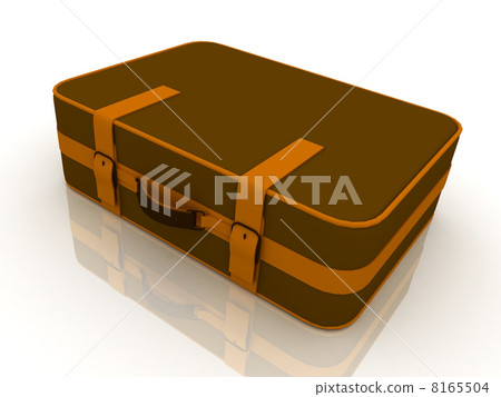 Suitcase isolated 8165504