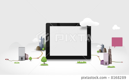 illustration, background, high rise - Stock Illustration [8168289] - PIXTA