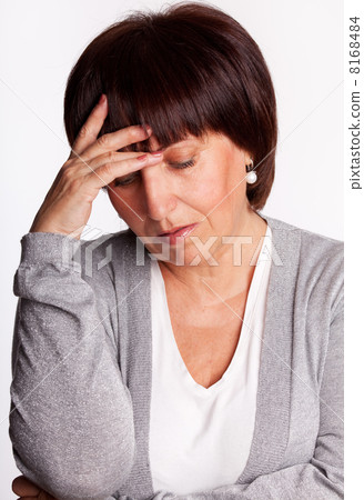 Sadness mid woman Sadness mid woman 8168484