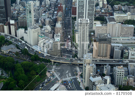 National Highway No. 1 Sakurada Street and Capital High-Ring City Ring Road Bird's-eye view 8170508