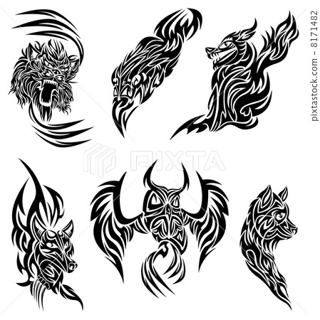 Wild animals tattoo 8171482