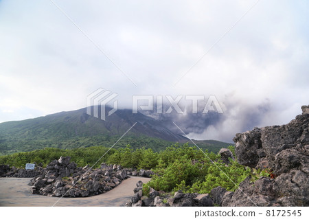 櫻島的火山爆發 8172545
