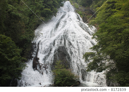The entrance and exit of Senjogahara natural research road Nikko 3 people Falls waterfall 2 8172839