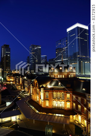 東京站夜景 8172915