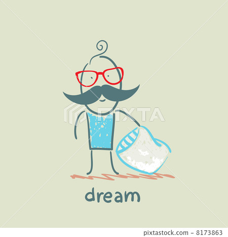 people with a pillow after sleeping 8173863