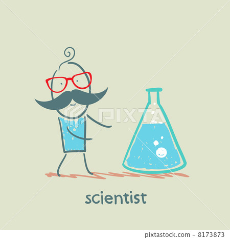 scientistscientist with test tube 8173873