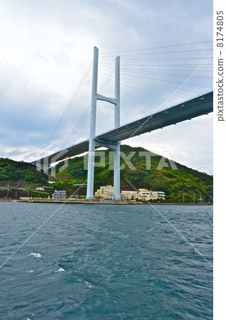 "Goddess Ohashi" seen from the sea (Nagasaki City, Nagasaki prefecture) "Goddess Ohashi" seen from the sea (Nagasaki City, Nagasaki prefecture) 8174805
