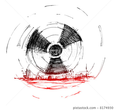 Symbol of radiation 8174930