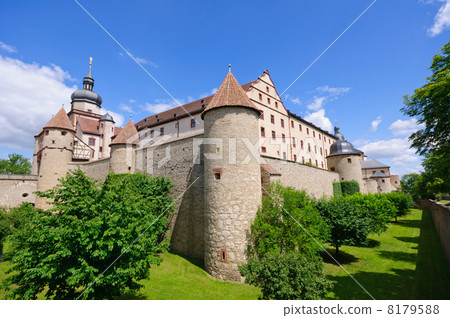 Germany Wurzburg Marienberg Fortress Germany Wurzburg Marienberg Fortress 8179588