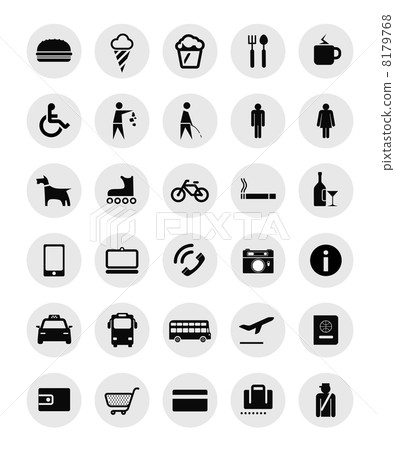 Travel information signes collection Travel information signes collection 8179768