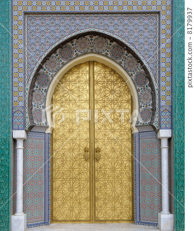 Ancient doors, Morocco 8179937