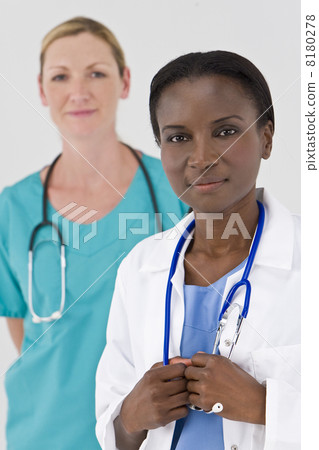Mixed Race Female Medical Colleagues 8180278