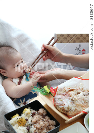 Beginning to eat Beginning to eat 8180647