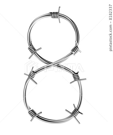 Barbed wire alphabet, 8 8182337