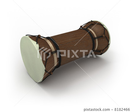 African talking drum in perspective 8182466