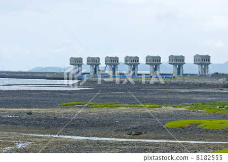 Isahaya Bay embankment 8182555