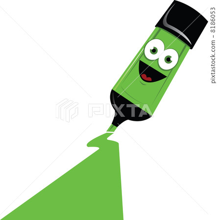 Funny Green Marker Funny Green Marker 8186053