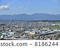 Suzuka range seen from Yokkaichi Port Port Building 8186244