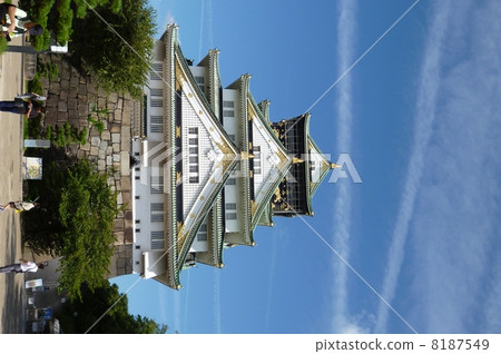 大阪城堡城堡塔 大阪城堡城堡塔 8187549