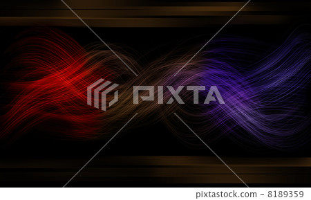 Fibrous glow and neon effect black background 8189359