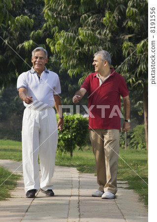 Old men in a park Old men in a park 8191556