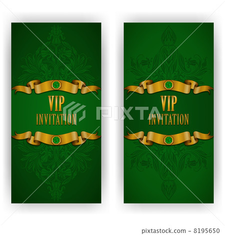 Elegant template for vip luxury invitation 8195650