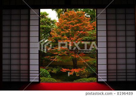 京都Yunoyuin秋天庭院 8196489