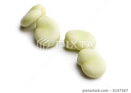 Beans isolated on white background 8197367