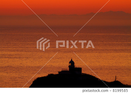 日落和燈塔 8199585