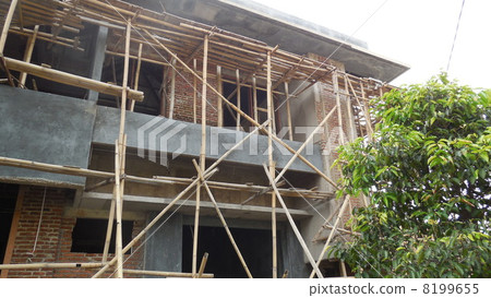 Indonesian house (under construction) 3 Indonesian house (under construction) 3 8199655