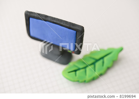 液晶電視和木葉 8199694