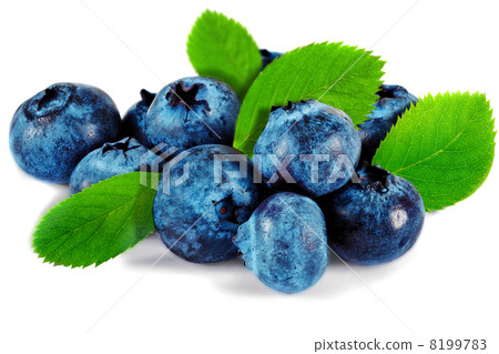 Heap fresh blueberrys isolated on white background Heap fresh blueberrys isolated on white background 8199783