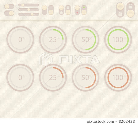 Vector set of design elements 8202428