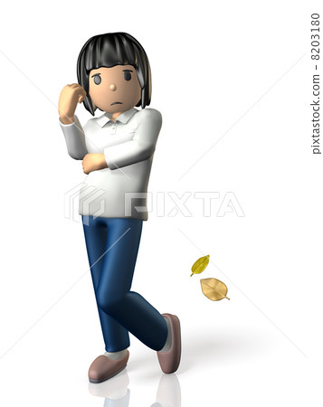 3D rendered image depicting a woman with a headache 8203180