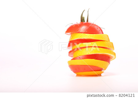tomato slices and orange 8204121