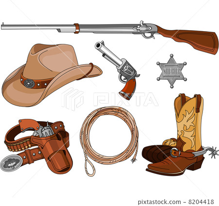 Cowboy objects set 8204418