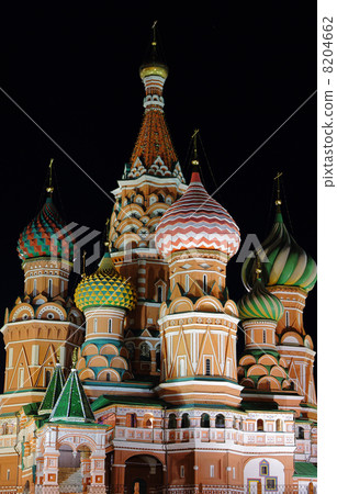 Night St. Basil Cathedral 8204662