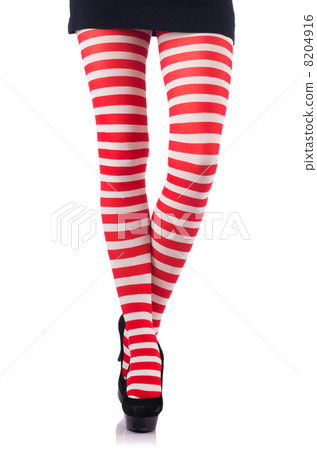 Woman with long legs and stockings Woman with long legs and stockings 8204916