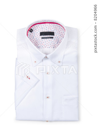 Nice male shirt isolated on the white 8204966