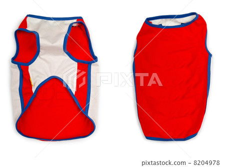 Pet clothing isolated on the white 8204978