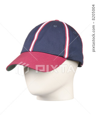 Male baseball hat isolated on white 8205004