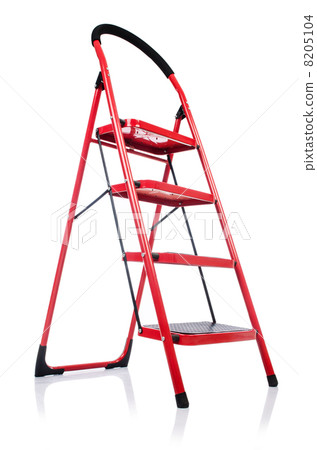Ladder isolated on the white background Ladder isolated on the white background 8205104