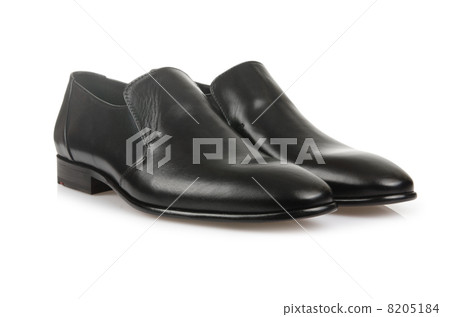 Fashion concept with male shoes on white 8205184