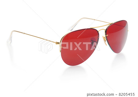 Elegant sunglasses isolated on the white Elegant sunglasses isolated on the white 8205455