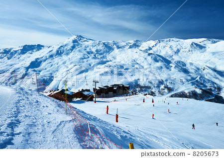 Mountains with snow in winter Mountains with snow in winter 8205673