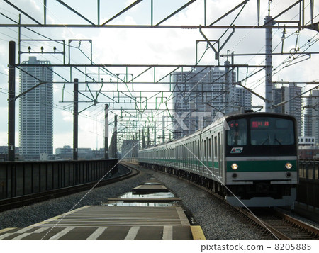 Saikyo Line 205 series Midori Urawa Station 8205885