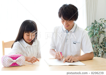 Studying with parents and children 8206239