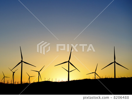 風車 風力渦輪機 發電 8206488