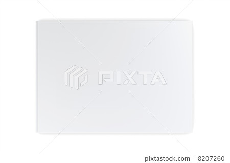 Blank Magazine isolated on white, top view 8207260