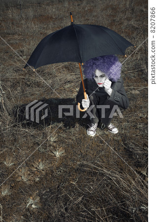 Clown and umbrella 8207866